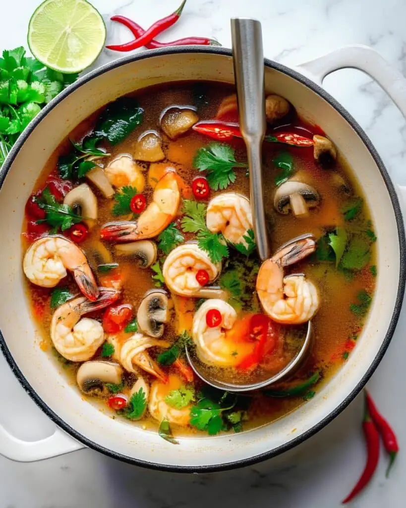 Thai Shrimp Soup (Tom Yum Goong Soup) Recipe