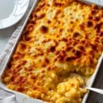 Creamy Baked Mac & Cheese with Cheddar, Colby Jack, Gouda, and Mozzarella Recipe