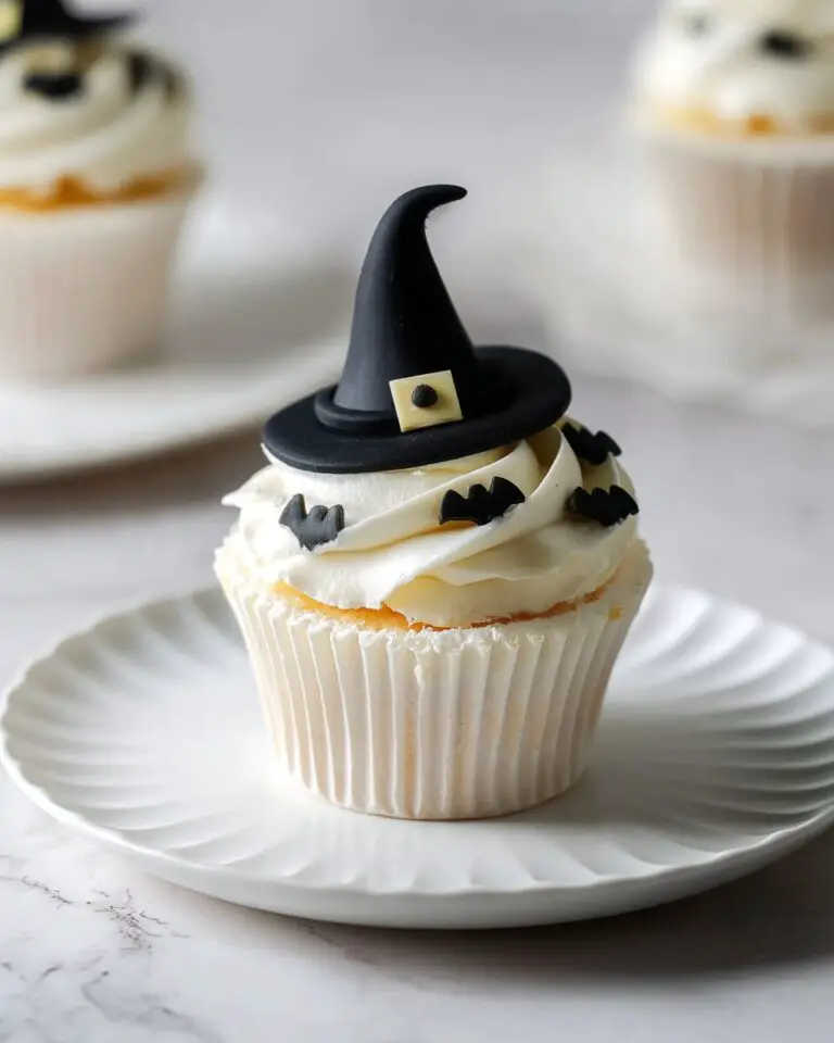 Easy Witch Hat Cupcakes for Halloween Recipe