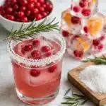 Holiday Sparkling Cranberry Mocktail Recipe