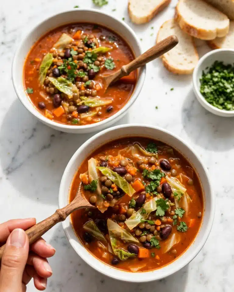 Unstuffed Cabbage Roll Soup Recipe