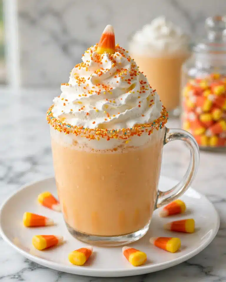 Candy Corn Hot Chocolate Recipe