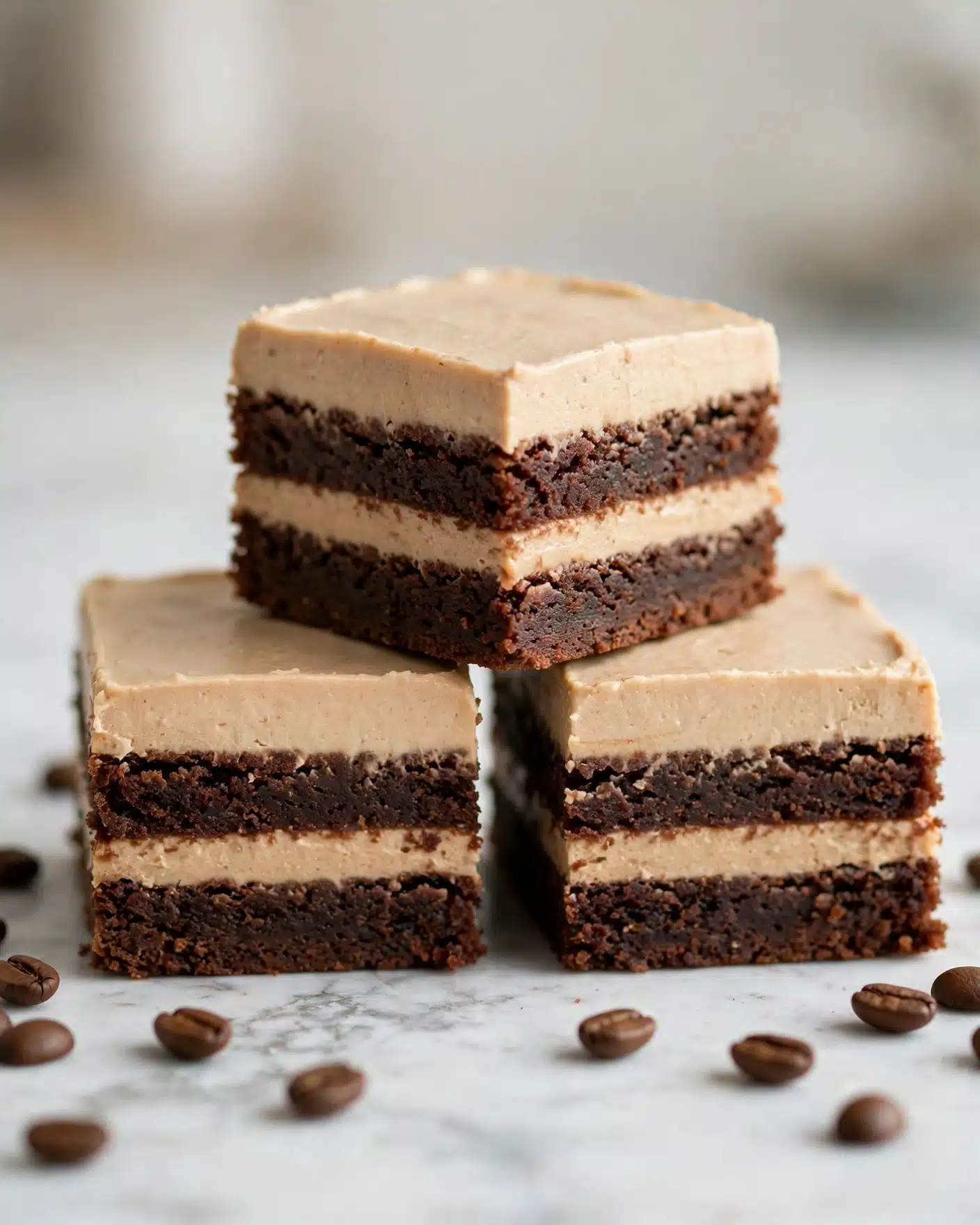 Coffee Brownies with Creamy Coffee Frosting Recipe