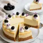 Almond Cheesecake with Almond Whipped Cream Recipe