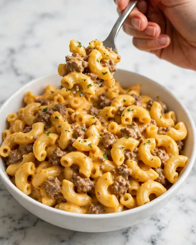 The Best Slow Cooker Hamburger Helper | Easy Dinner Recipe