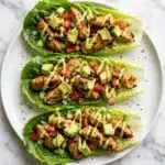 Chicken Taco Lettuce Wraps (Healthy, Low-carb, Keto) Recipe