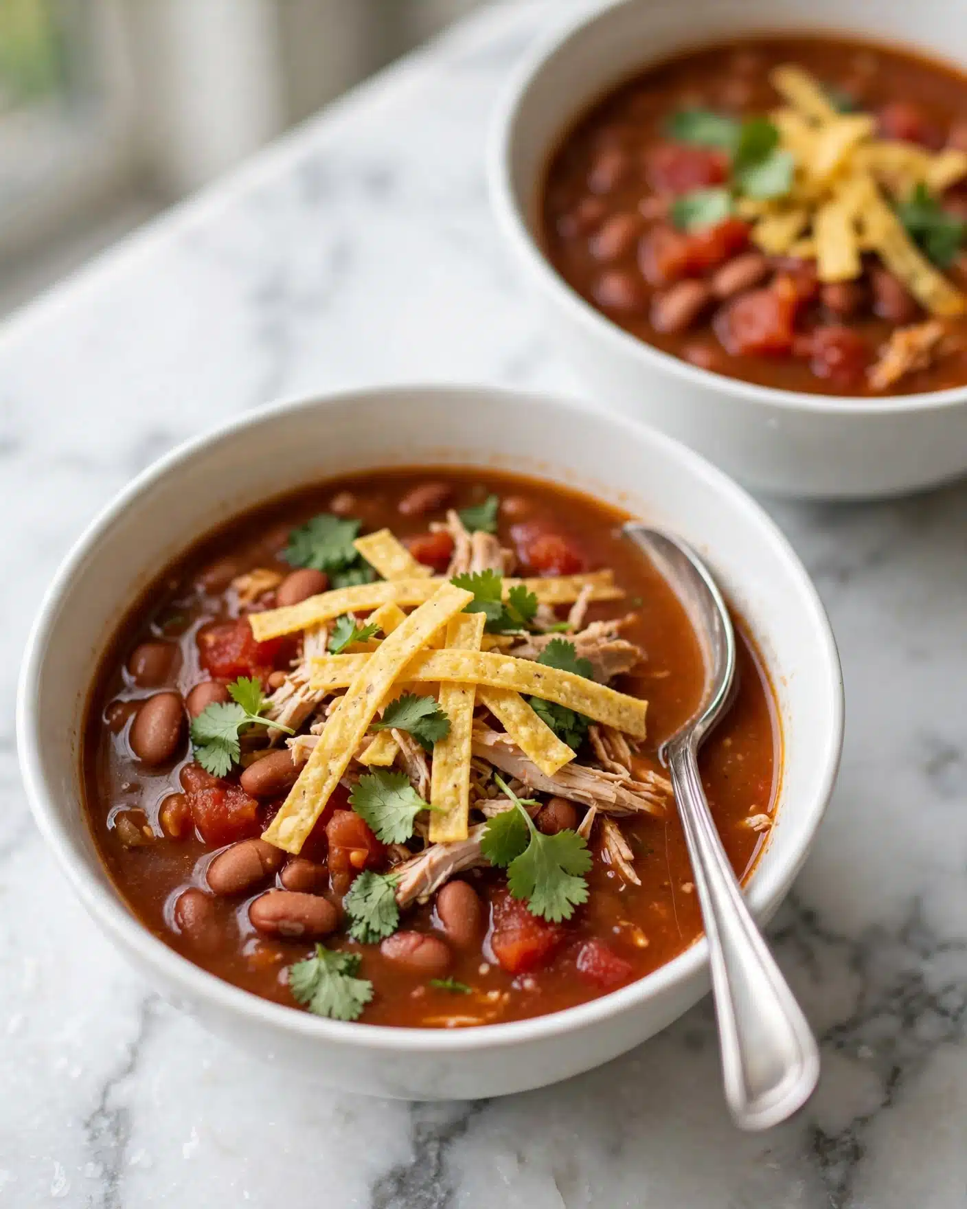 Slow Cooker Chicken Enchilada Soup Recipe