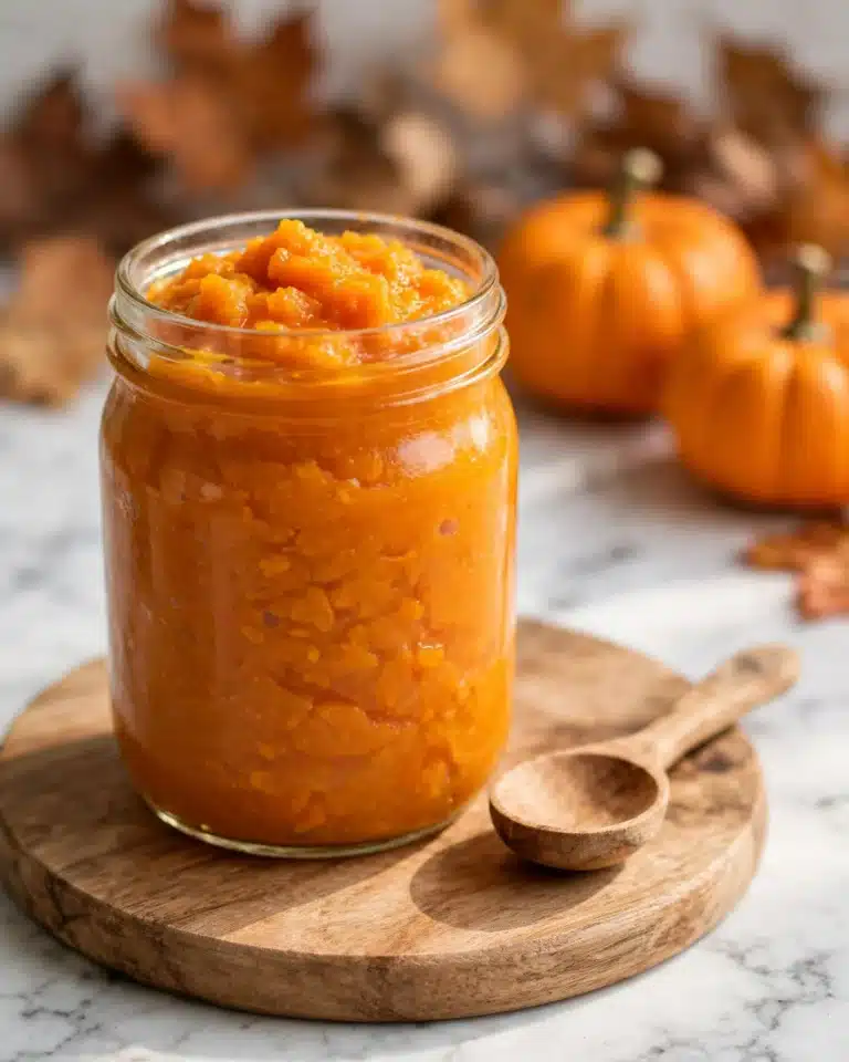 Homemade Pumpkin Puree from Sugar Pumpkin Recipe