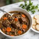 Hearty Beef Barley Soup Recipe