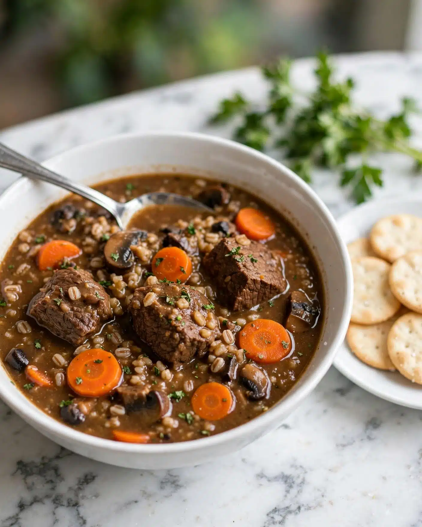 Hearty Beef Barley Soup Recipe