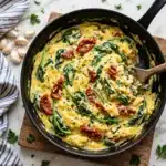 Tuscan Spaghetti Squash in Creamy Sun-Dried Tomato and Spinach Sauce Recipe
