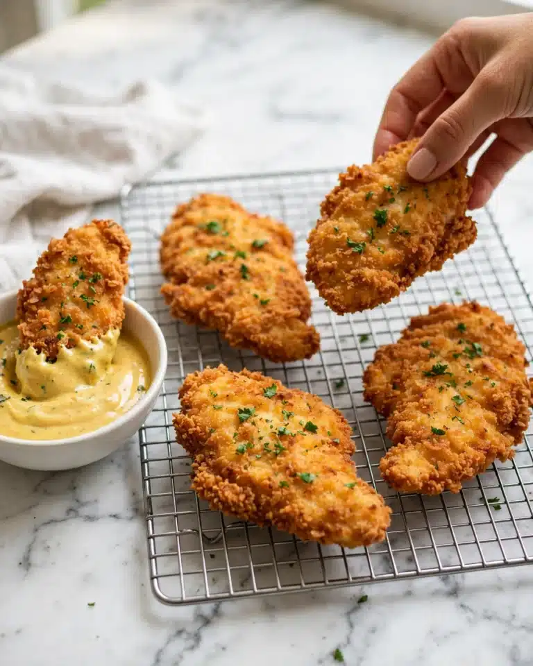 Crispy Oven Baked Chicken Tenders Recipe