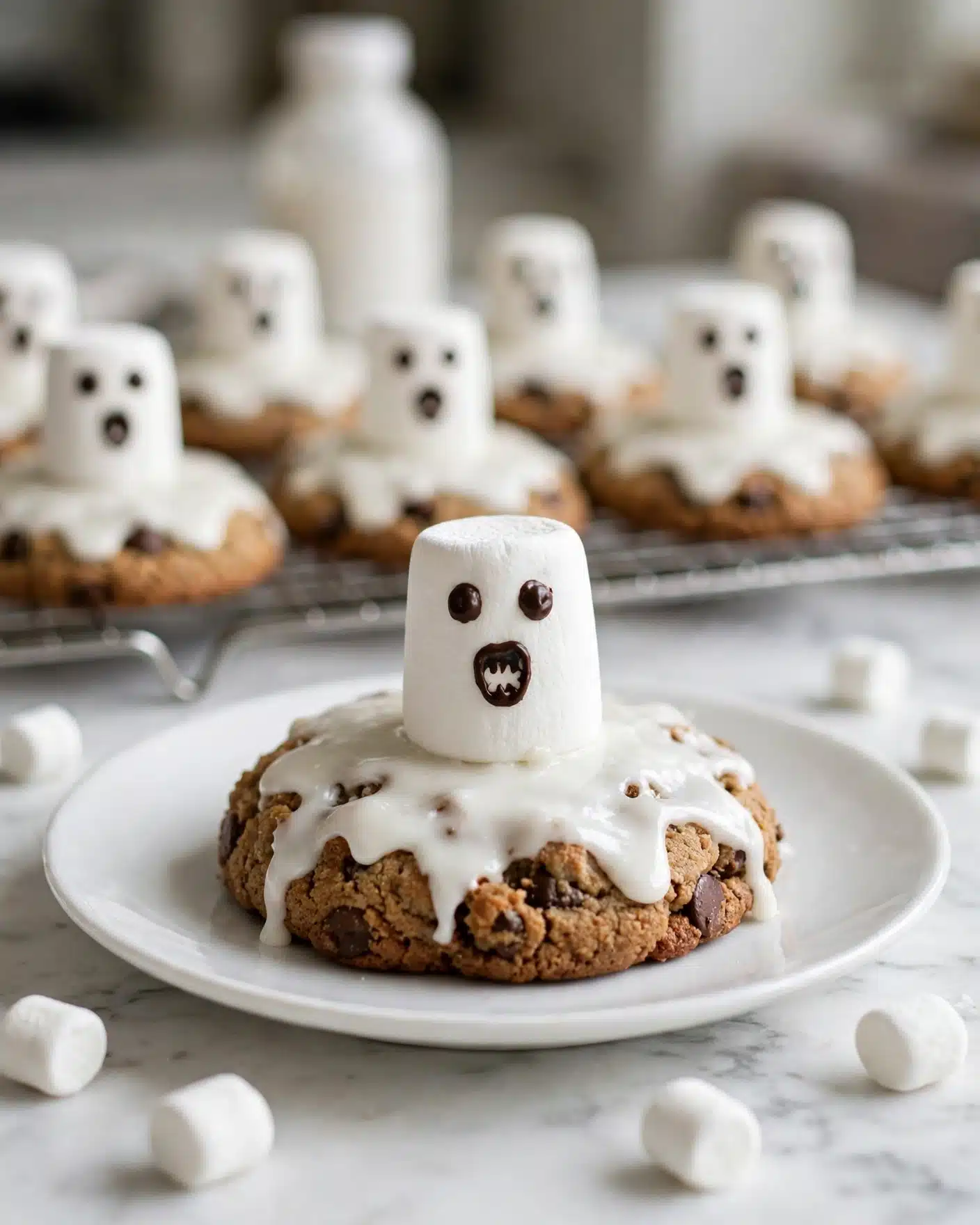 Ghost Chocolate Chip Cookies Recipe
