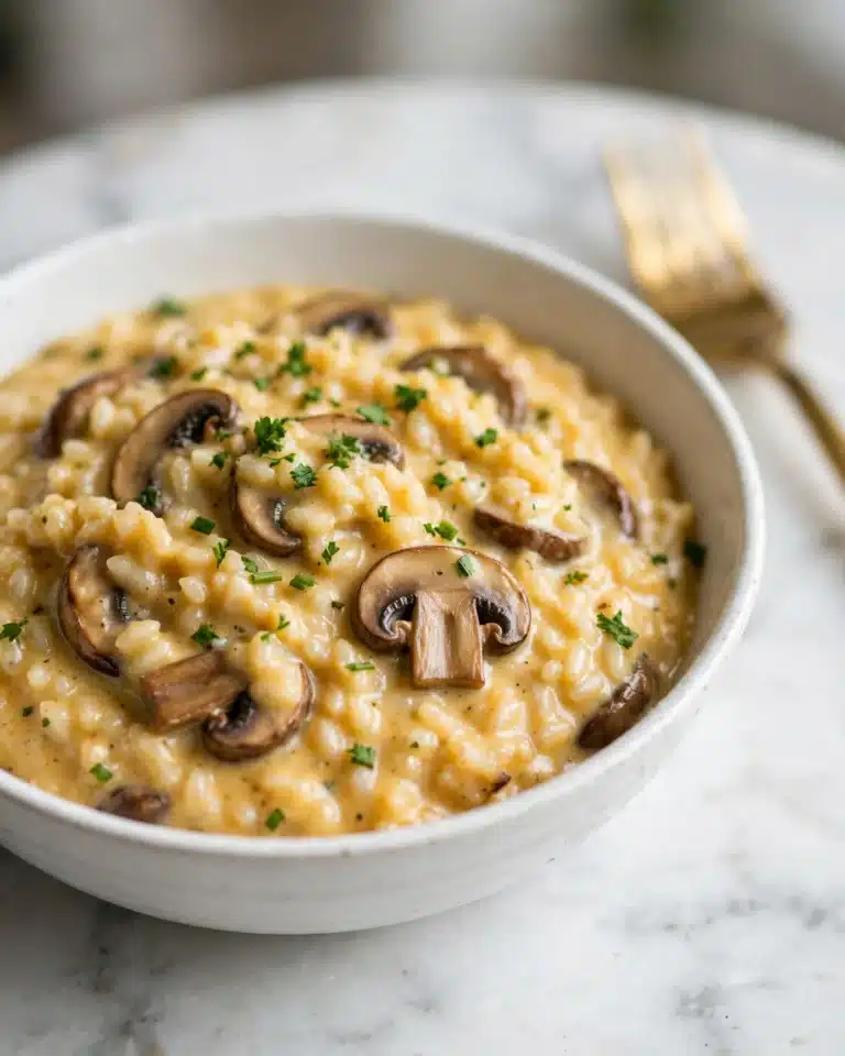 Mushroom and Leek Risotto Recipe