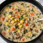 Creamy Parmesan Italian Sausage Soup Recipe
