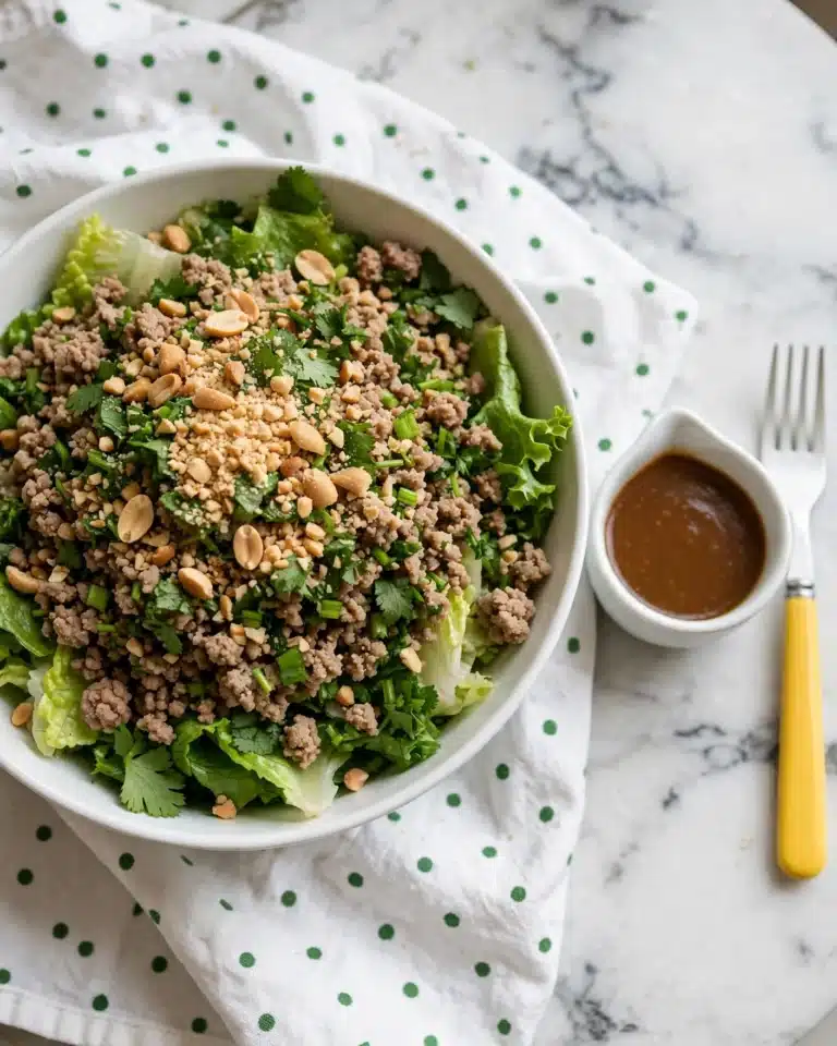Thai-Inspired Turkey Larb Salad Recipe