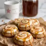 Salted Caramel Espresso Cookies with Cream Cheese Frosting Recipe