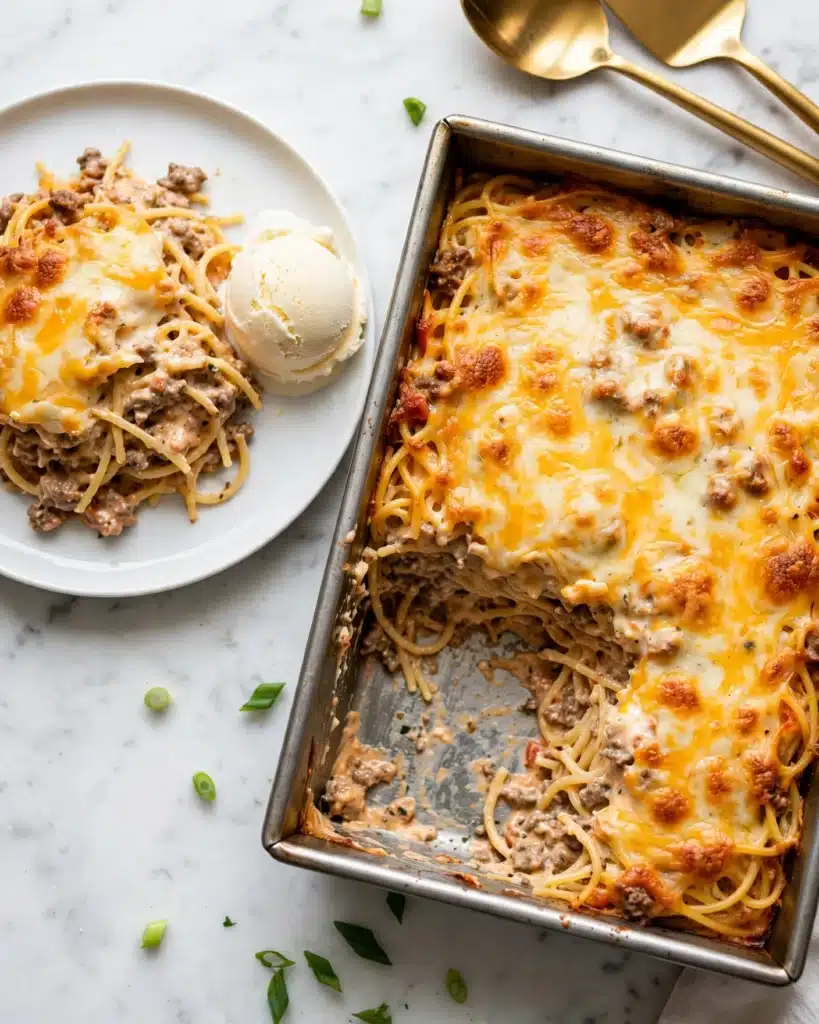 Spaghetti Pie Casserole Recipe