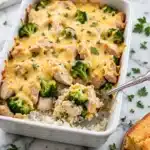 Dump-and-Bake Chicken Broccoli Rice Casserole Recipe