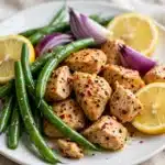 15-Minute Sheet Pan Lemon Pepper Chicken Recipe