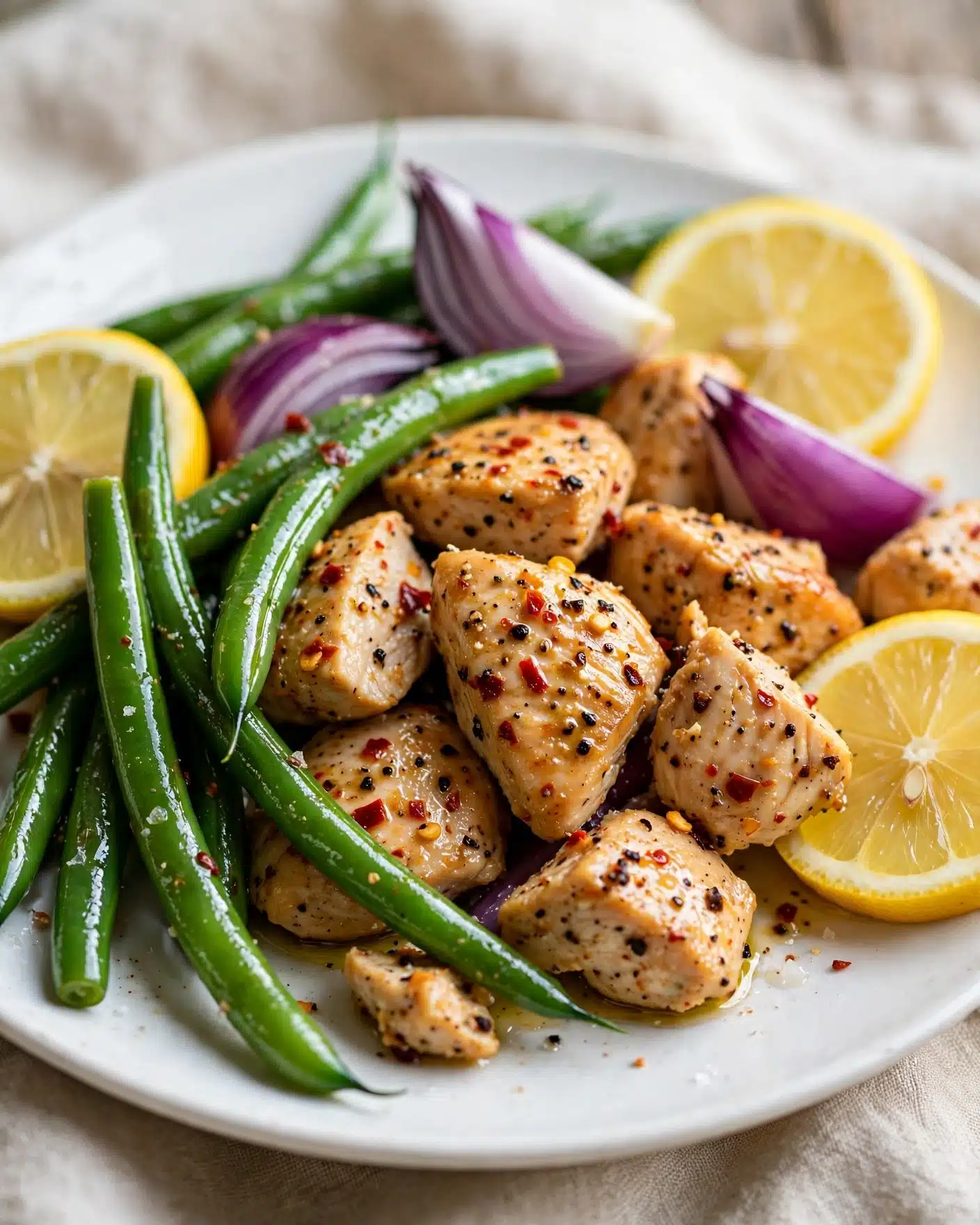 15-Minute Sheet Pan Lemon Pepper Chicken Recipe