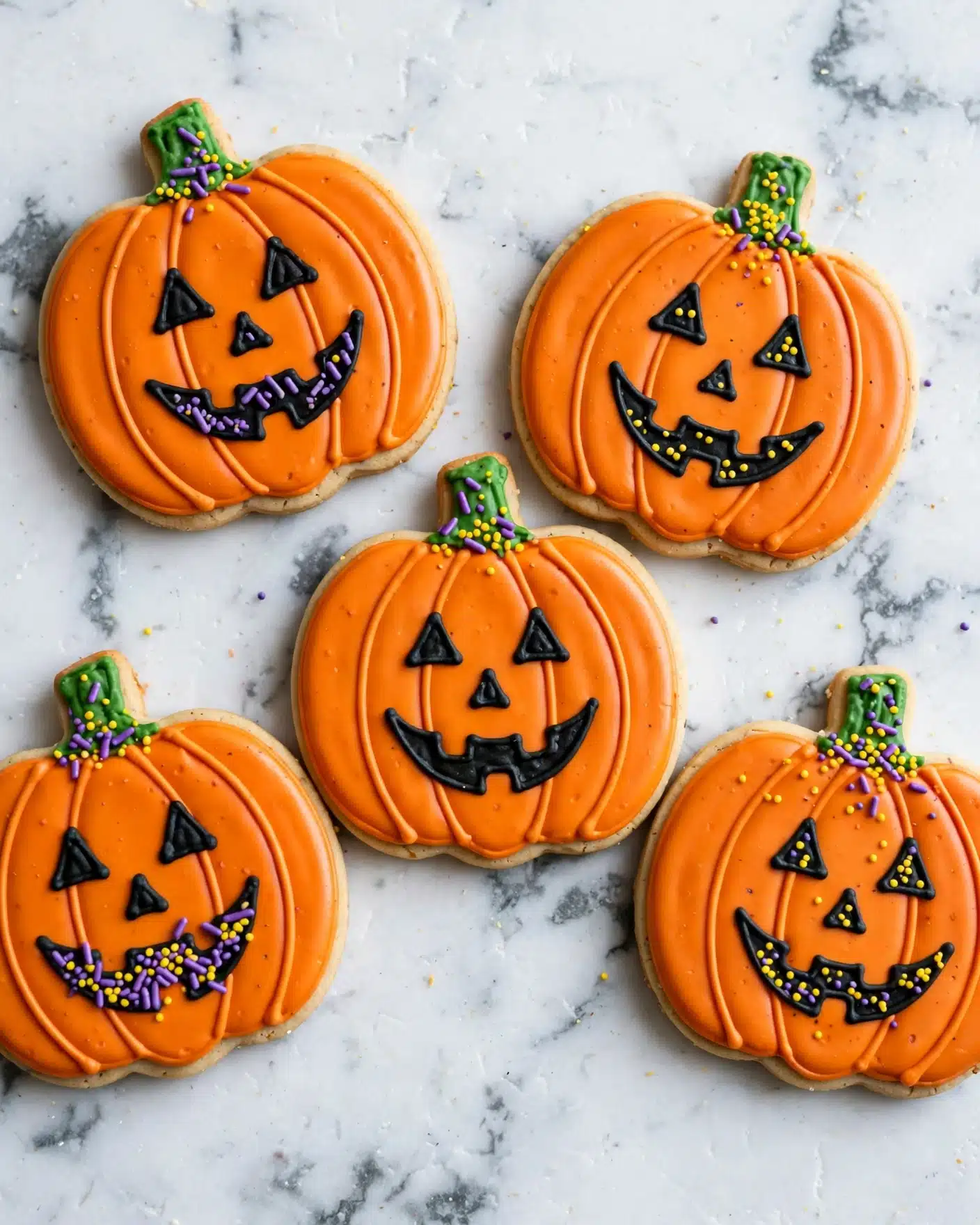 Jack-O'-Lantern Cookies Recipe