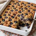 Easy Blueberry Baked Oatmeal Recipe