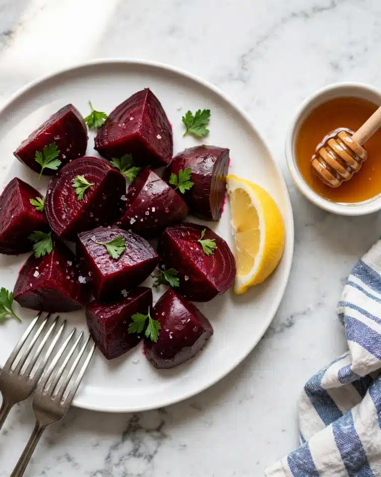 Steamed Red Beets Recipe