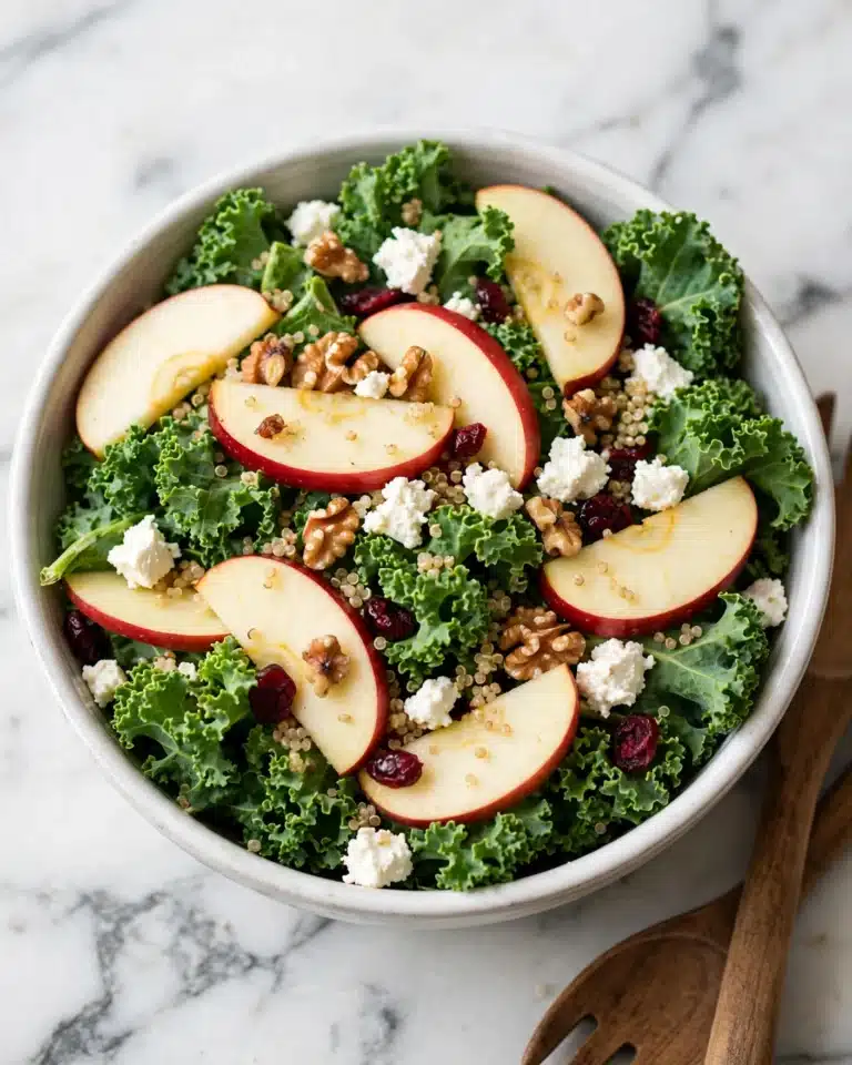 Autumn Kale Apple and Quinoa Salad Recipe