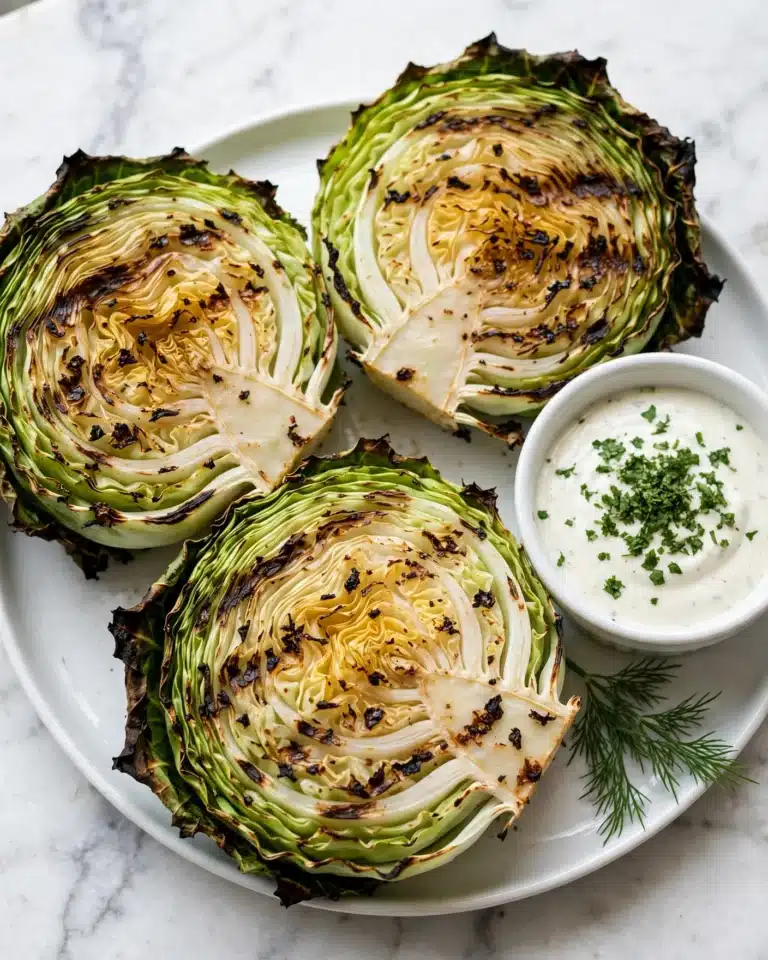 Roasted Cabbage Steaks Recipe